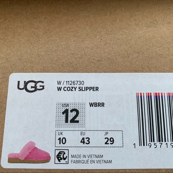 Authentic ugg genuine shearling slipper in wild berry - Picture 11 of 11
